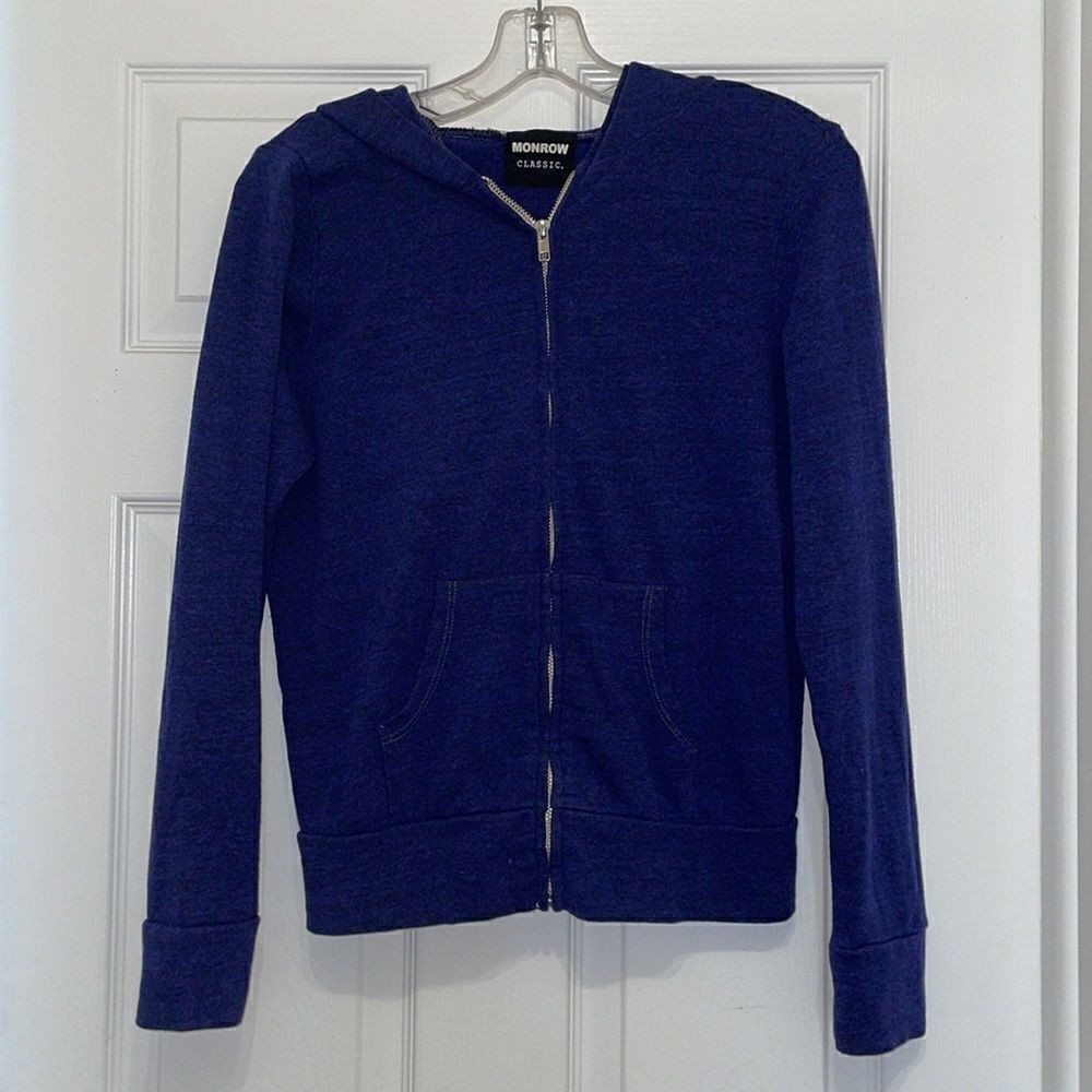Monrow Classic Blue Hoodie
